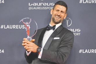 勞倫斯獎》追平費爸 喬帥5度獲年度男運動員獎