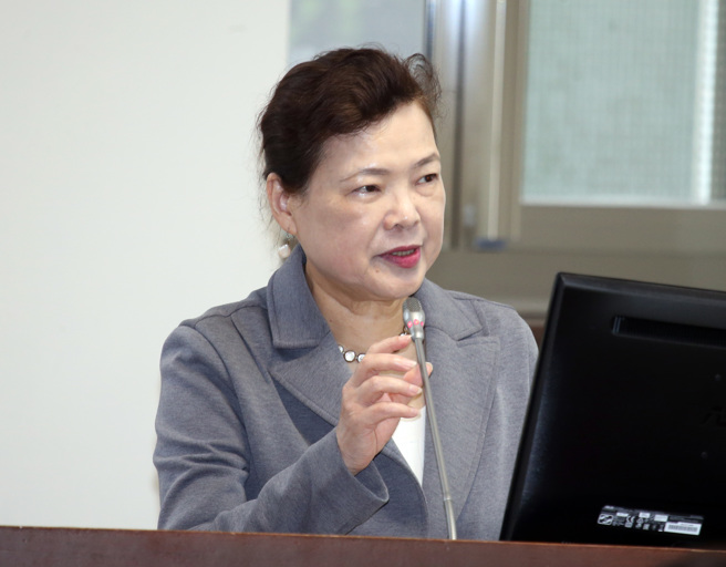 经济部长王美花24日在立法院经济委员会答询。（姚志平摄）