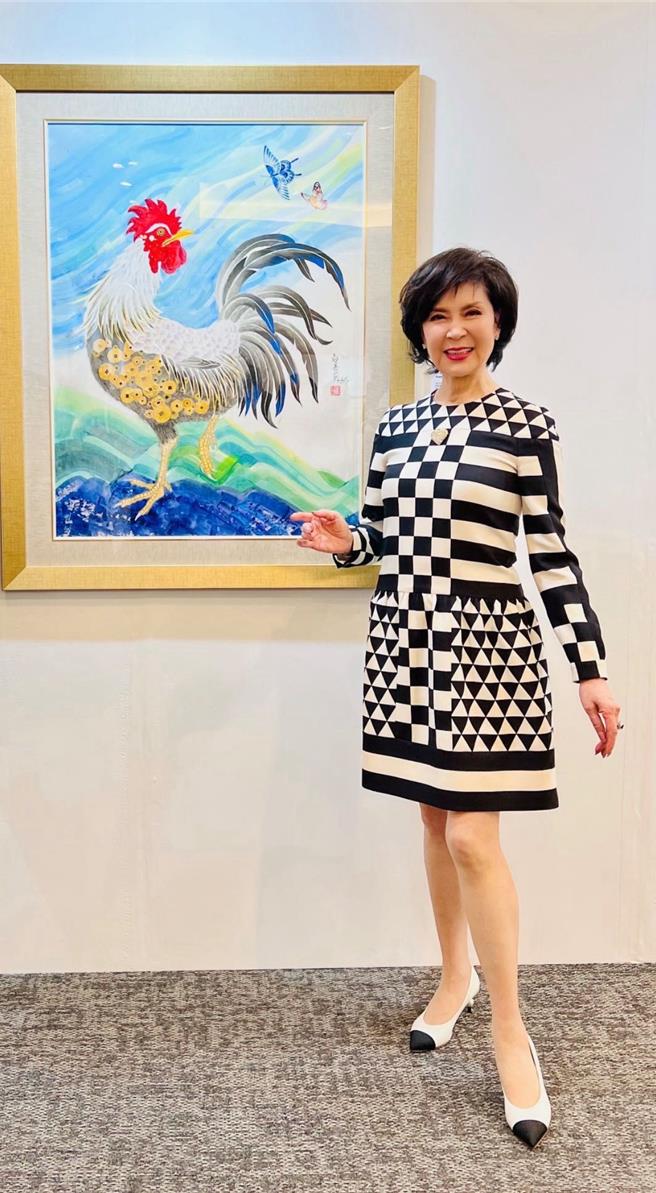 繪畫是白嘉莉的強項，作品細節滿滿。（白嘉莉提供）