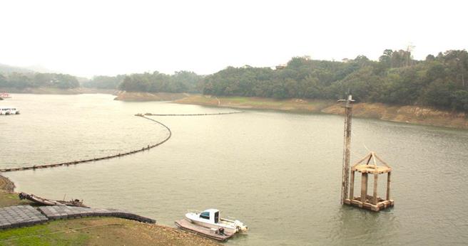 苗栗縣明德水庫估計可進帳18到20萬噸。（苗栗縣政府提供／李京昇苗栗傳真）