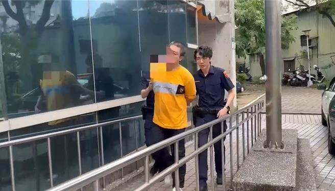 警方逮捕盧姓男子。（板橋警分局提供）