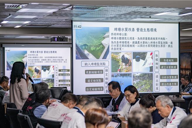 桃園市八德區公所與工務局24日提出「優化八德區埤塘公園管理與分工模式」計畫。（桃園市政府提供）