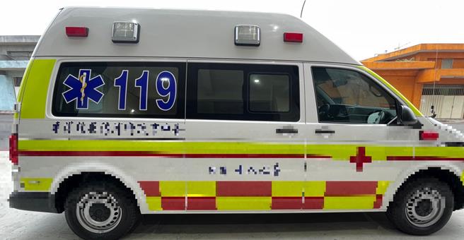 女学生在校内因落地时衝击力相当大，当场无生命迹象，经送医后仍宣告不治。（示意图／张妍溱台中传真）