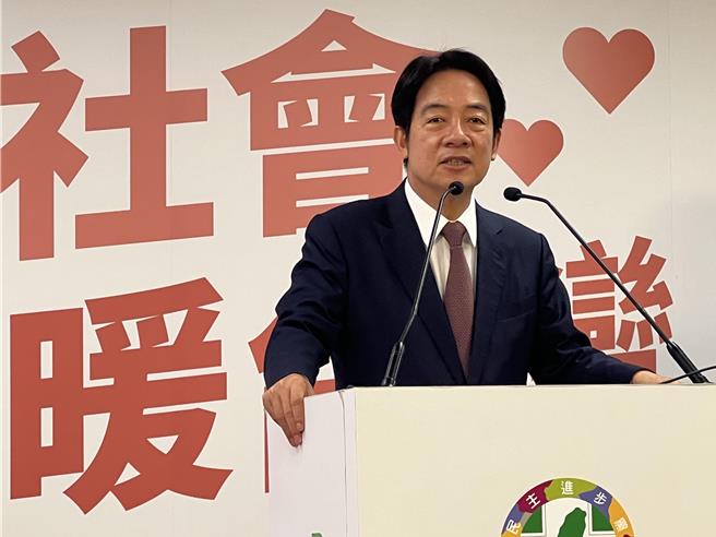 赖清德：现阶段希望由两岸执政党负责任的展开良性对话。资料照