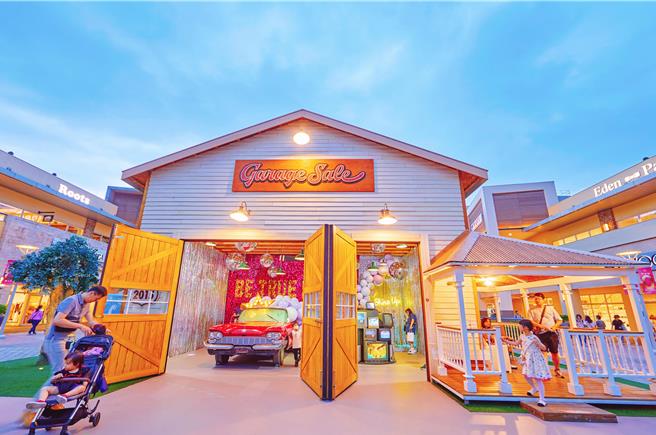 华泰名品城5月1日举办「Shine Up闪耀季」，并将园区营造出绚丽夺目、沉浸式的影音互动空间。（华泰名品城提供／朱世凯台北传真）