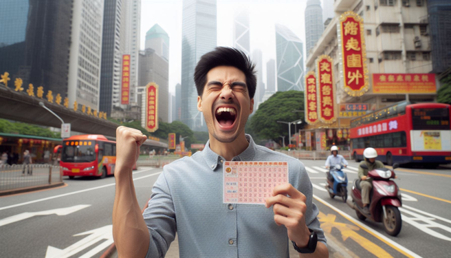 因为彩券行老板娘输入错误号码，让男子中大奖活的3852万奖金。（示意图、与本案无关／AI生成）
