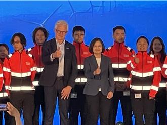 蔡英文：2016年至今離岸風電安裝296座  累積裝置容量2.37GW