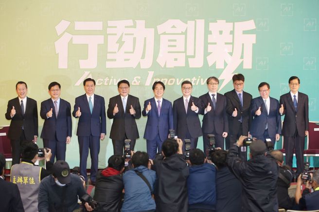 總統當選人賴清德25日公布第六波新政府人事。(杜宜諳攝)