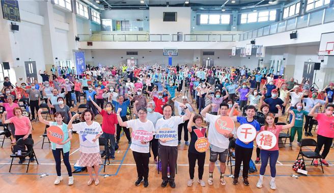 统一千禧之爱健康基金会再启动全台巡迴肌动趴。图／统一集团提供