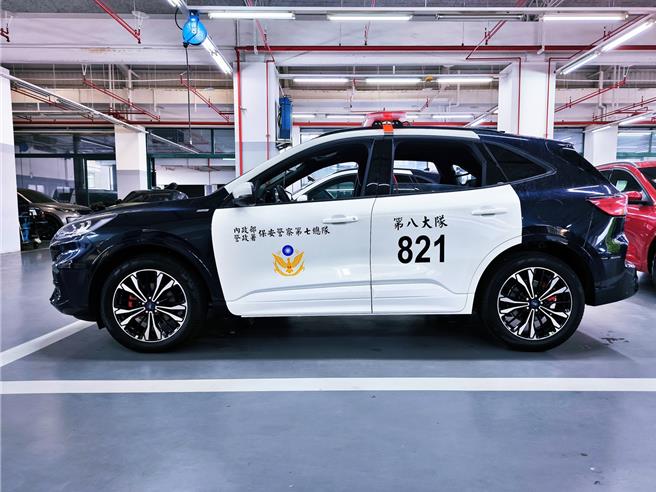 内政部警察署保安警察第七总队再添利器  New Ford Kuga。（福特六和提供）