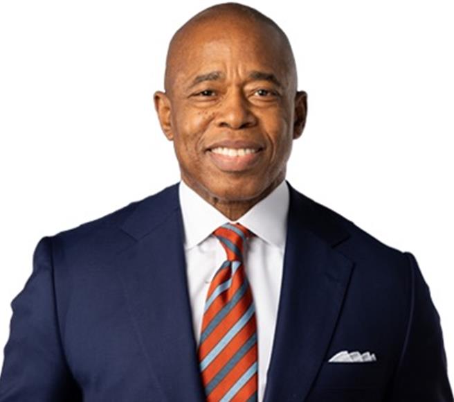 纽约市长亚当斯（Eric Adams）。取自纽约市政府官网