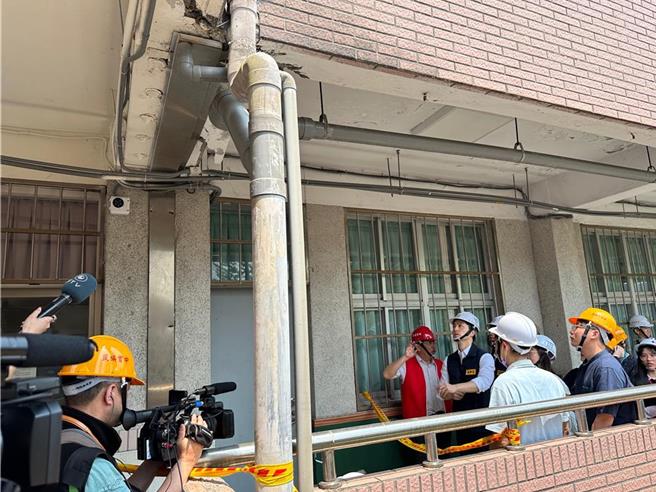 台北市高龄校舍逐年增加，教育局推估2023年至2030年，共有34案校舍需改建，将以每年40亿预算进行校舍改建。（丁上程提供／刘玮晴台北传真）