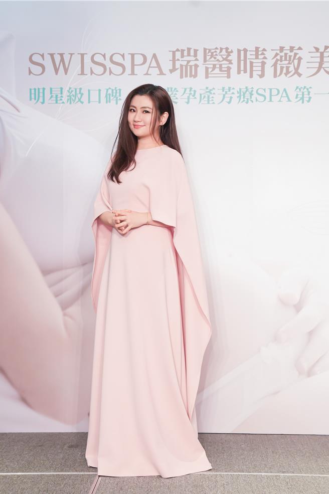 Selina25日出席孕产护理品牌暨代言人发表会。（SWISSPA提供）