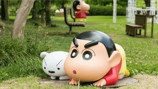 「蜡笔小新」园区则布满50多个逗趣可爱的小新、小白、肥嘟嘟左卫门等大型公仔。（Klook提供）