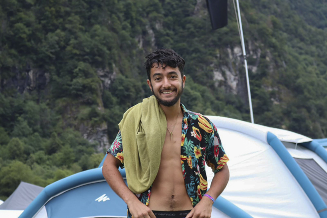 以色列裔美国人质高登堡-波林原本的模样。(图/美联社)