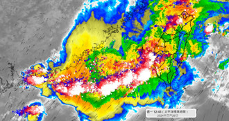 雷雨胞移入 彭啟明示警南部：解渴、致災僅一線之隔