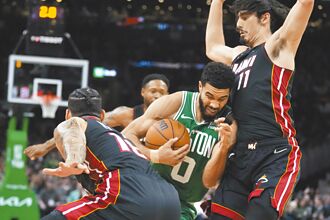 NBA》沒吉米巴特勒 老八熱火照斬龍頭