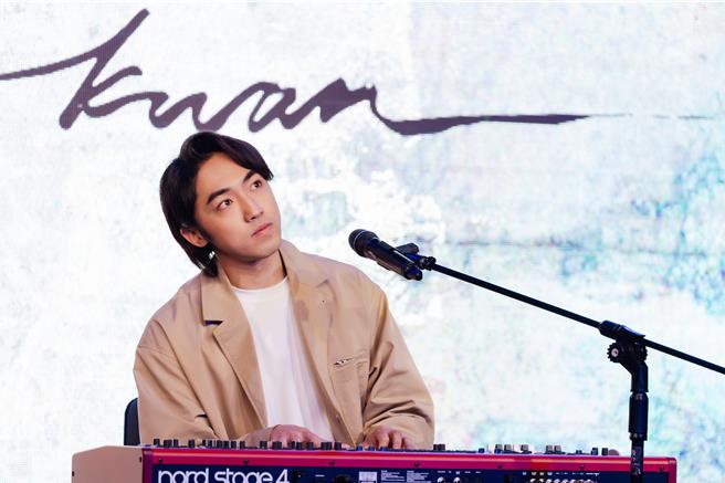 關浩德來台宣傳新專輯《Just Be A Rock》。（觸底而上提供）