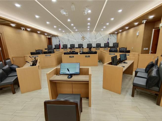 嘉义地方法院国民法官法审理法庭。（廖素慧摄）