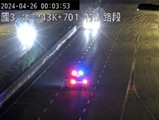 59岁巫姓女子喝醉开车上国3却一路逆向狂飙20公里，最后在竹山路段被警方拦下。（警方提供／杨静茹南投传真）