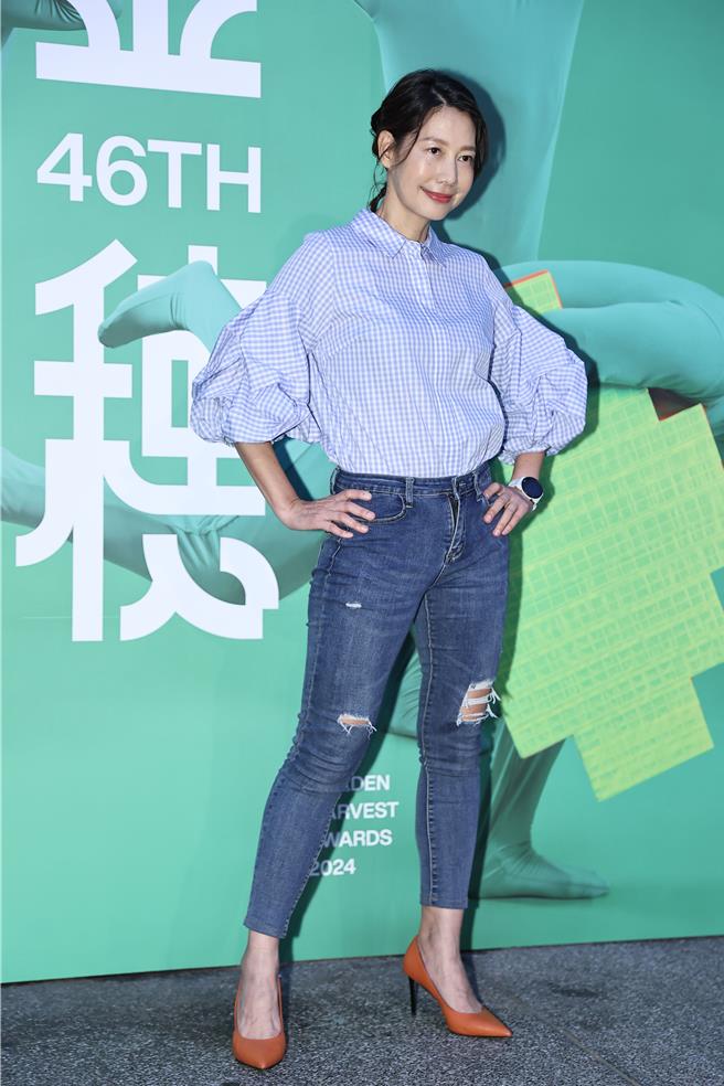 女星丁寧26日出席金穗影展开幕活动。（罗永铭摄）