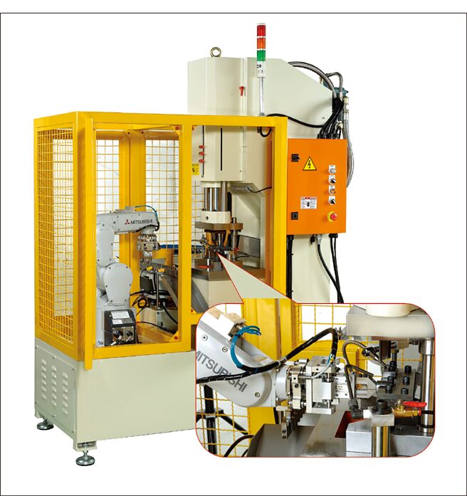 金上源「KSY智慧油壓沖床」符合智動化生產目標，高產效、高良率、操作更安全。圖／業者提供