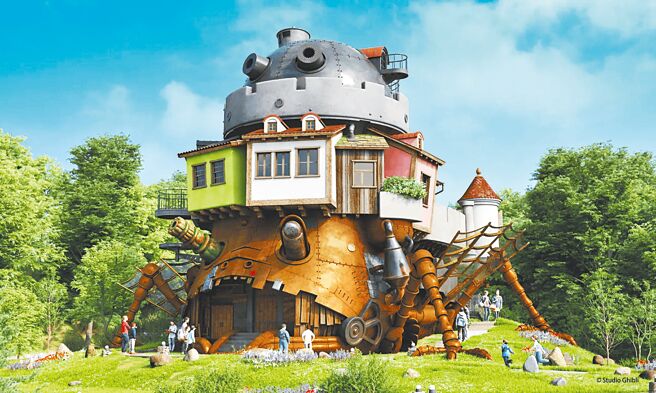 「吉卜力公園」將高達20公尺的霍爾城堡搬到現實世界。（Klook提供）