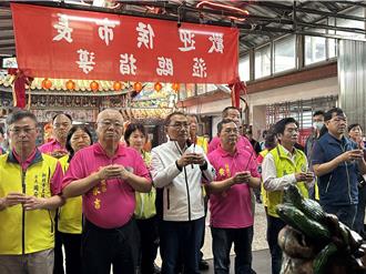 土城三元宮媽祖遶境起駕 侯友宜感謝媽祖保佑