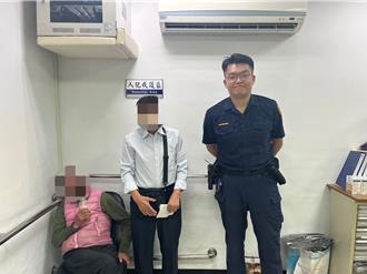 阿北流浪到淡水  员警「指纹」辨识助返家