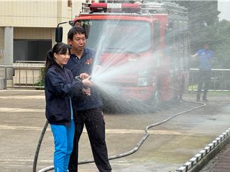 金門消防局深耕校園  宣導防火教育！500師生體驗