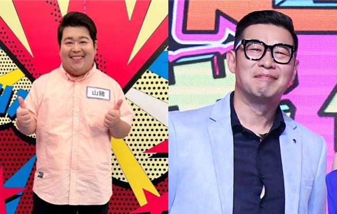 馬力歐（右）今分享過去與山豬合作的點滴。（中時資料照、三立提供）