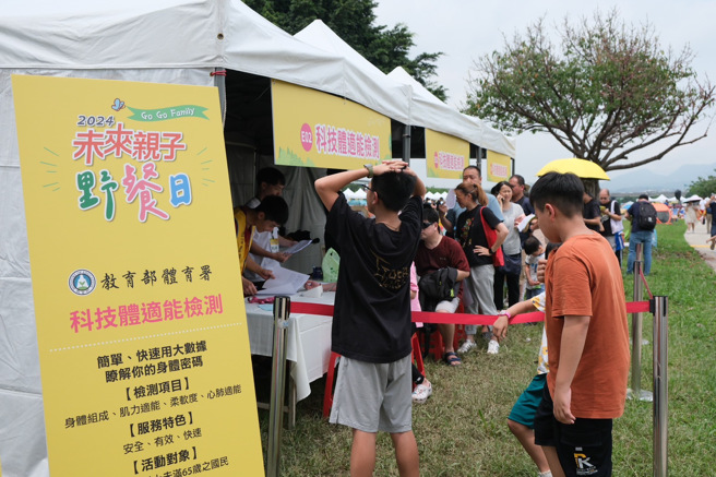 體育署之科技體適能檢測，提供民眾免費檢測。（體育署提供）