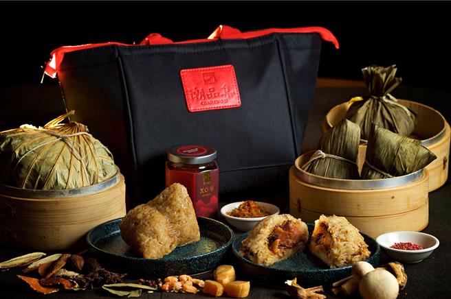 正宗潮州餐廳「潮品集」5月1日起推出「粽所期待」慶端午，「潮州香粽」和「肝菌梅膏肉排藜麥粽」6入早鳥優惠價1288元起。（潮品集 潮州餐廳提供）