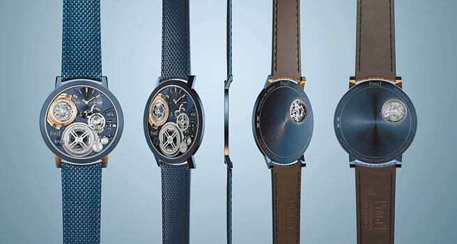 伯爵Altiplano Ultimate Concept超薄陀飞轮表好纤薄，厚度只有2mm。（PIAGET提供）