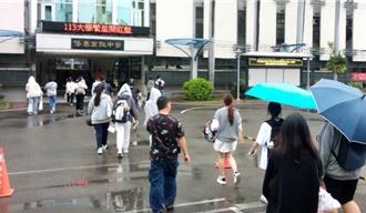 統測缺考率增加 今遇花蓮、宜蘭地震攪局考試不受影響