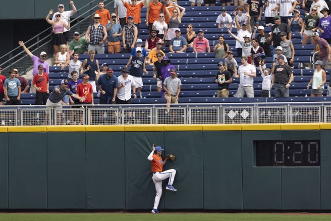 美国大学棒球比赛。（美联社资料照）