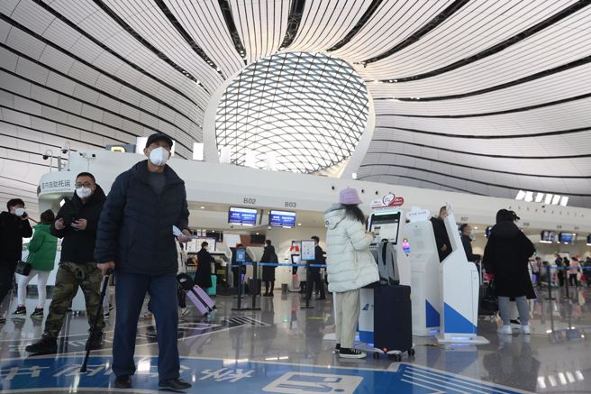 大陸針對民眾赴台旅遊釋出利多；圖為北京大興機場。（中新社資料照）