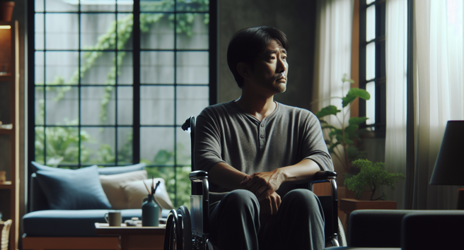 中风男无自主能力且已分居4年多，妻子要离婚他没有意见，只求儿子别改从母姓。（示意图、与本案无关／AI生成）