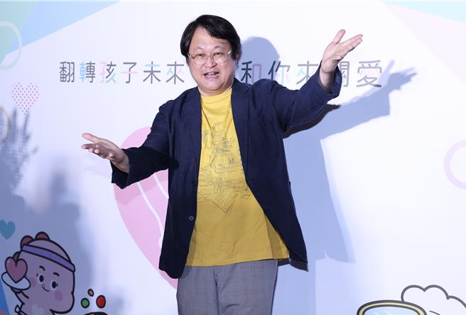 赵自强28日出席飨宾集团与家扶基金会倡议的「428儿童保护日」公益活动。（陈俊吉摄）