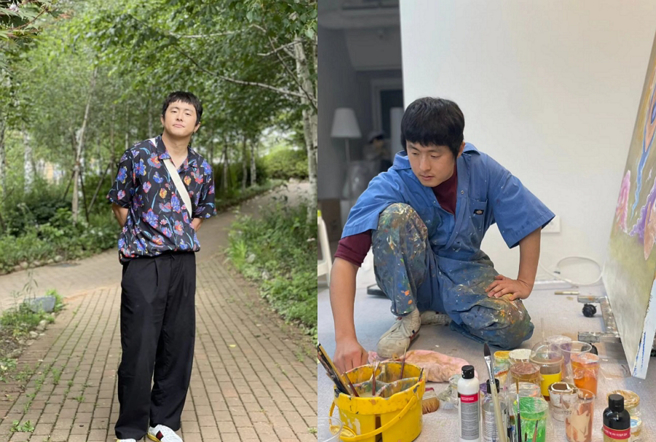 韓國男星旗安84也是知名漫畫家。（圖／摘自旗安84 Instagram）