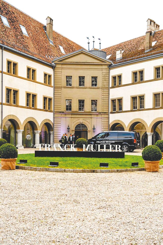 Franck Muller在瑞士的阿拉曼城堡發表3款亞太區限量腕表。（Franck Muller提供）