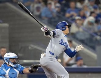 MLB》道奇6連勝中斷！大谷400呎飛球被搶劫 錯失建功機會