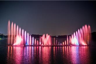 嘉市雨量不夠解渴 蘭潭音樂噴泉暫停演出