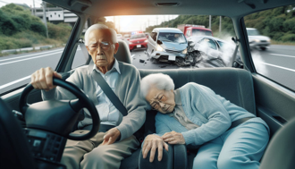 高齡86歲老翁開車前後「連續撞」　事故害妻子當場喪命！9人輕重傷