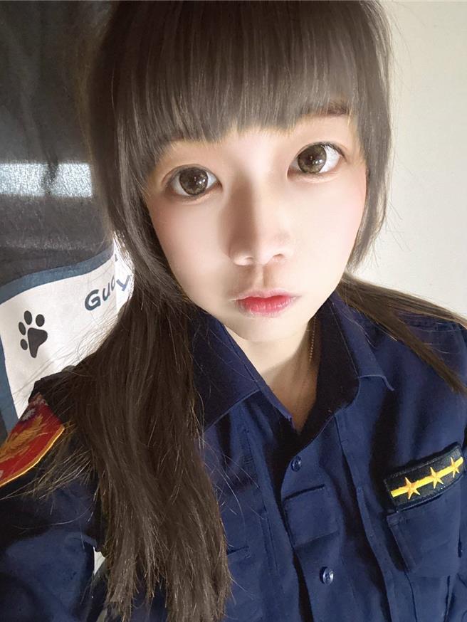 指南派出所警员蔡茜茹。（翻摄画面）