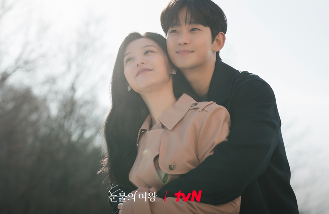 韓劇《淚之女王》28日播出大結局，打敗《愛的迫降》成為tvN電視台有史以來最高收視率24.9%。（圖／推特tvN drama ）