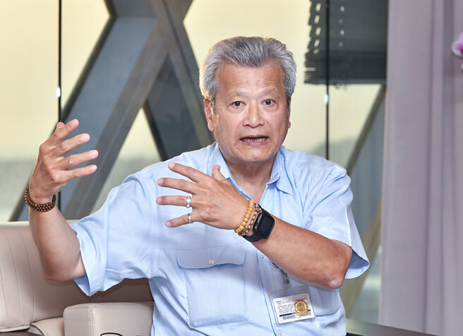 翁朝栋表示，节能减碳的趋势就是敬天爱人的表现。图／王德为