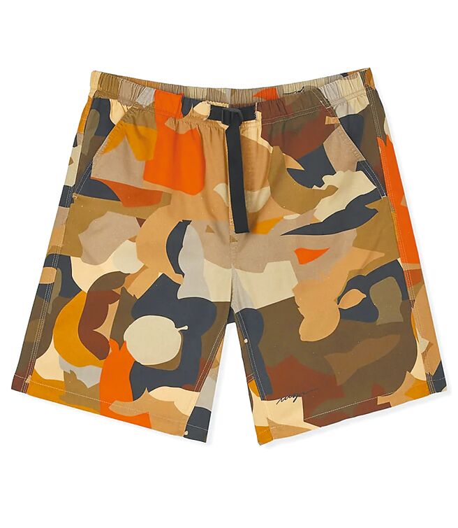 MSGM幾何拼花短褲，價格店洽。（MSGM提供）