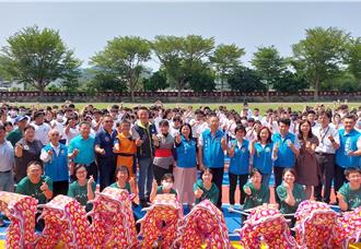 獲得1113萬元補助重建 苗栗公館國中操場新跑道落成啟用