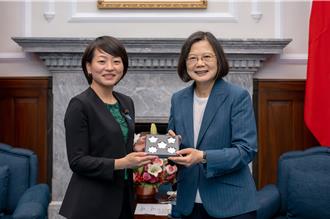 接見日本訪團 蔡英文：盼攜手實現自由開放的印太